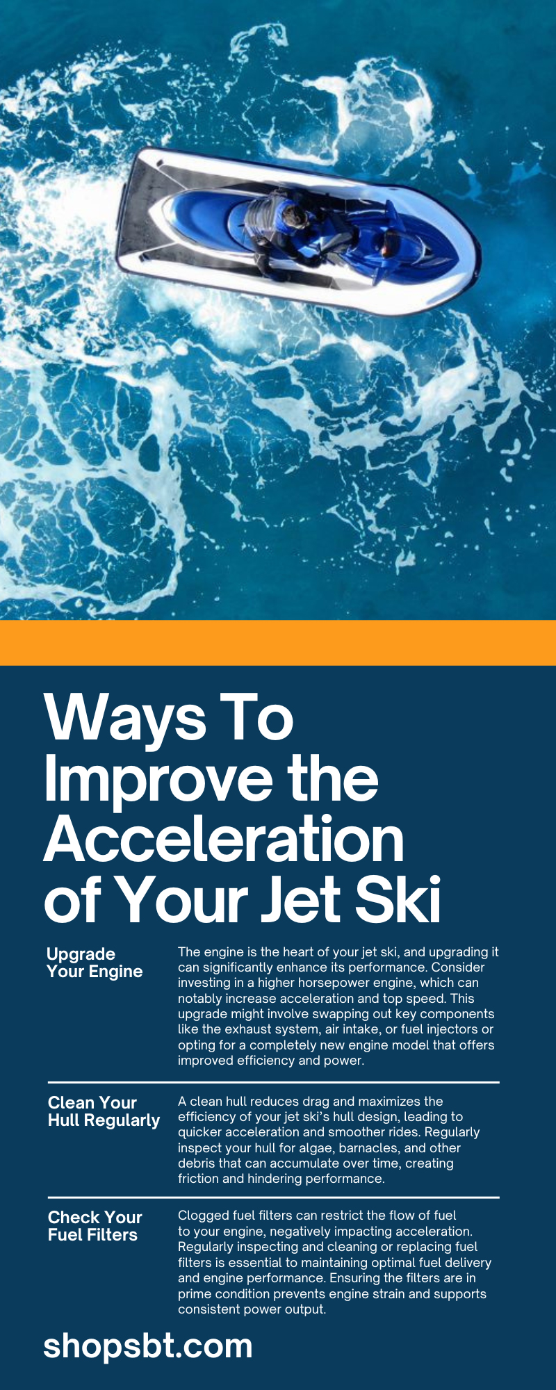 Ways To Improve the Acceleration of Your Jet Ski
