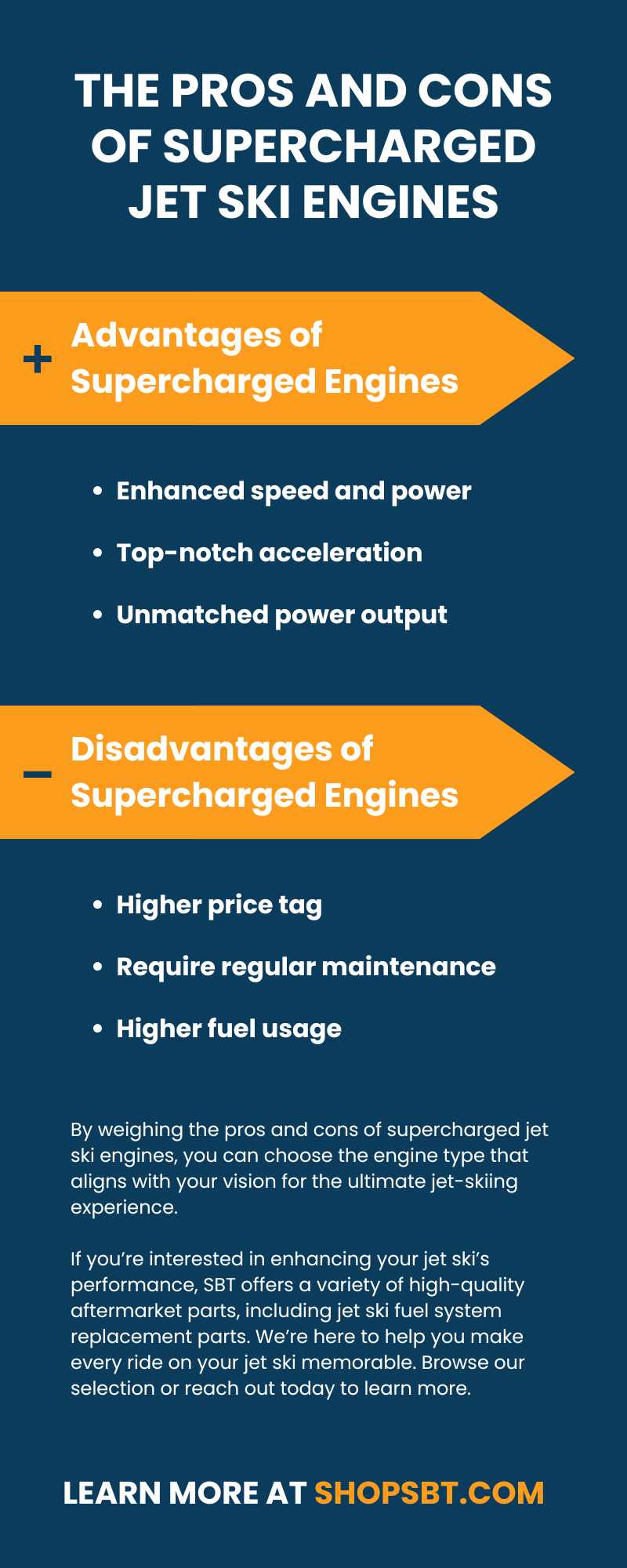 The Pros and Cons of Supercharged Jet Ski Engines