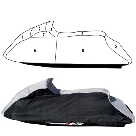 Custom Vented Storage Cover for Yamaha 2015-2018 VX (all) 2017-2018 GP1800