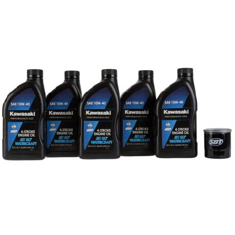 Kawasaki 250 260 300 310 4-Stroke Motors Oil Change Kit