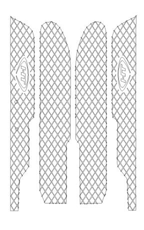 Pro Series Knurled Mats X2 1986-1995