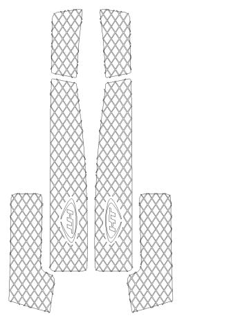 Pro Series Knurled Mat Wave Runner 500 & 650 / Wave Runner LX 1989 1990 1991 1992 1993