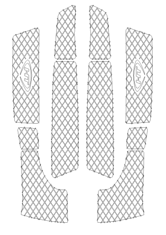 Pro Series Knurled Mat Wave Venture 700 /Wave Venture 1100 /Wave Venture 760 /XL700/760/1200