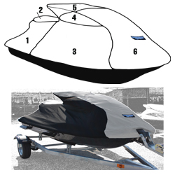 Custom Vented Storage Cover For Yamaha FX SHO/Cruiser SHO 2008-2011 / FX HO/FX Cruiser HO 2008-2011