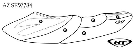 Seat Cover for Yamaha XL1200 Limited (99-00) / XL800 (00-01)