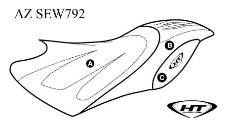 Seat Cover for Yamaha GP 800R (03-04) / GP 1300R (03-08)