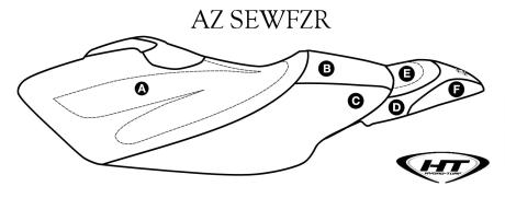 Seat Cover for Yamaha FZR (09-11)