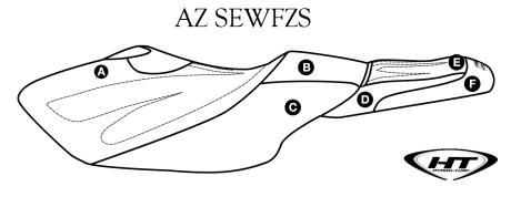 Seat Cover for Yamaha FZS (09-16)