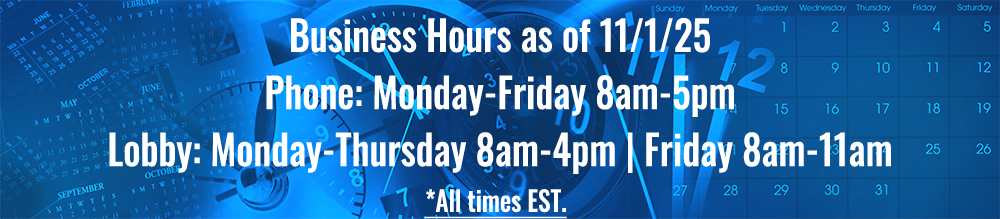 Winter Business Hours