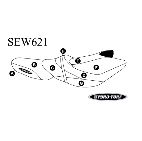 Seat Cover for Kawasaki Ultra 310R / 310X SE (14-16)