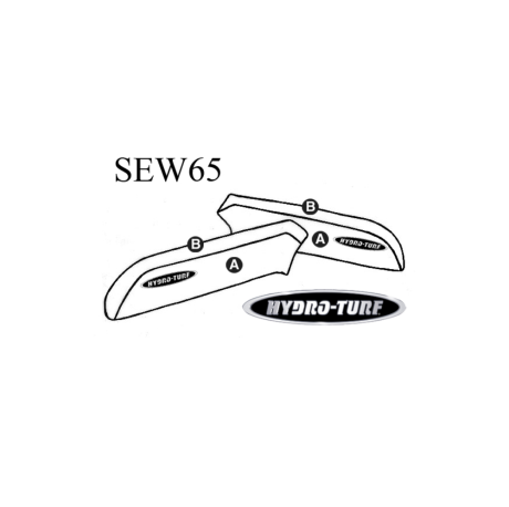 Seat Cover for Kawasaki 650 SX Side Covers only (no plastic components)