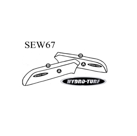 Seat Cover for Kawasaki 750 SX Side Covers only (no plastic components)