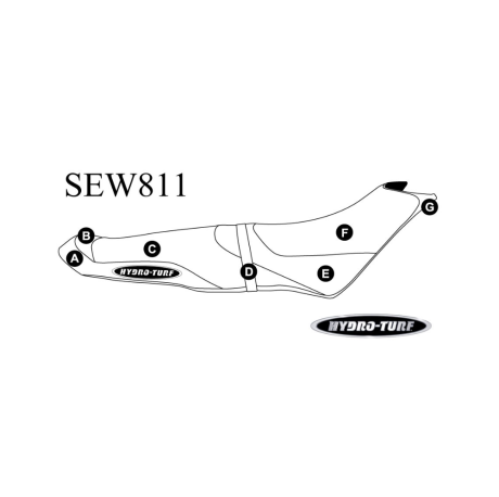 Seat Cover for Sea-Doo Spark Trixx 3-Up (14-20)