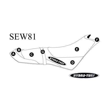 Seat Cover for Sea-Doo Spark Trixx 2-Up (14-20)