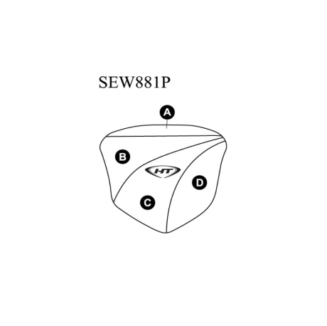 Seat Cover for Sea-Doo GTX 07-09/RXP 07-08 (not RXP-X)Chinpad Cover